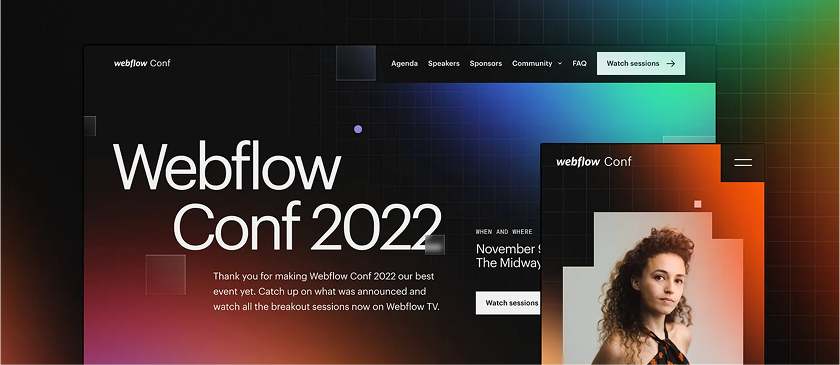 Webflow Conf 2022 Image
