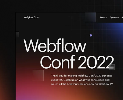 Webflow Conf 2022 Image Mini